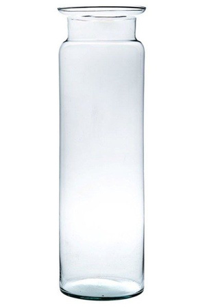 Szklany wazon słój H:70cm D:10cm W-413
