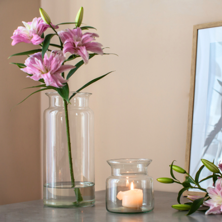 Szklany wazon słój VICTORIA H:32cm D:14cm W-332N3 SALE