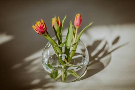 Szklany wazon kula świecznik D:15cm