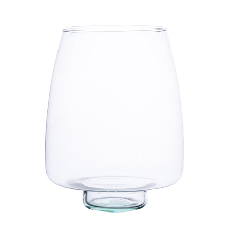 Szklany wazon W-436 H:23cm D:19cm