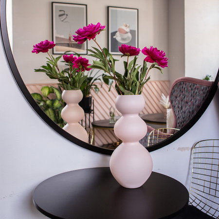 Wazon dekoracyjny W-400A pudrowy róż H:40cm D:19cm