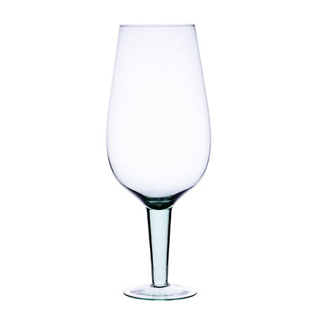 Szklany wazon koniak KK-19 H:40cm D:16cm