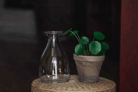 Osłonka W-286/A+doniczka ceramiczna H:33cm D:19cm