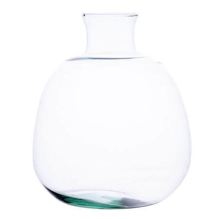 Szklany wazon butelka W-361 H:28,5cm D:24,5cm