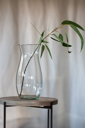 Szklany wazon W-270B H:30m D:14,5cm