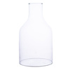 Szklana kopuła klosz butelka 2x cięta W-583 H:25cm D:14cm