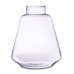 Szklany wazon W-735 H:36cm D:21cm