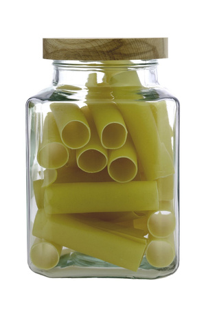 Szklany słój z zakrętką H:20cm D:13,5 cm WM-8G003