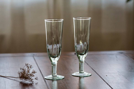 Szklany kieliszek do napojów KK-12D H:19,5cm D:6cm