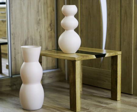 Wazon dekoracyjny W-500A pudrowy róż H:50cm D:20cm