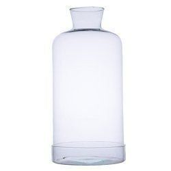 Szklany klosz z bazą W-300+cylinder H:46cm D:22cm