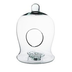 Szklane terrarium dzwonek W-638 H:25 cm D:17cm