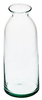Szklany wazon butelka W-245A H:24cm D:9,5cm