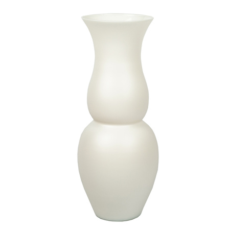 Wazon dekoracyjny W-541 kremowy H:40cm D:15,5cm