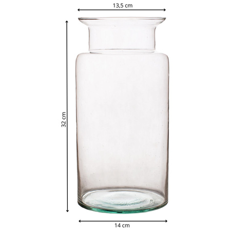 Szklany wazon słój VICTORIA H:32cm D:14cm W-332N3 SALE