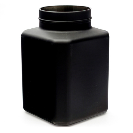 Szklany słój H:20cm D:13,5cm WM-8P003 czarny