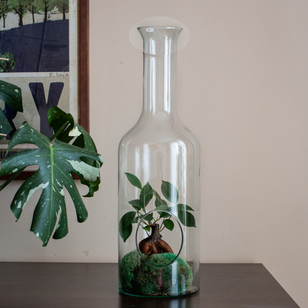 Wazon las w szkle W-504A boczny otwór H:45cm D:15cm